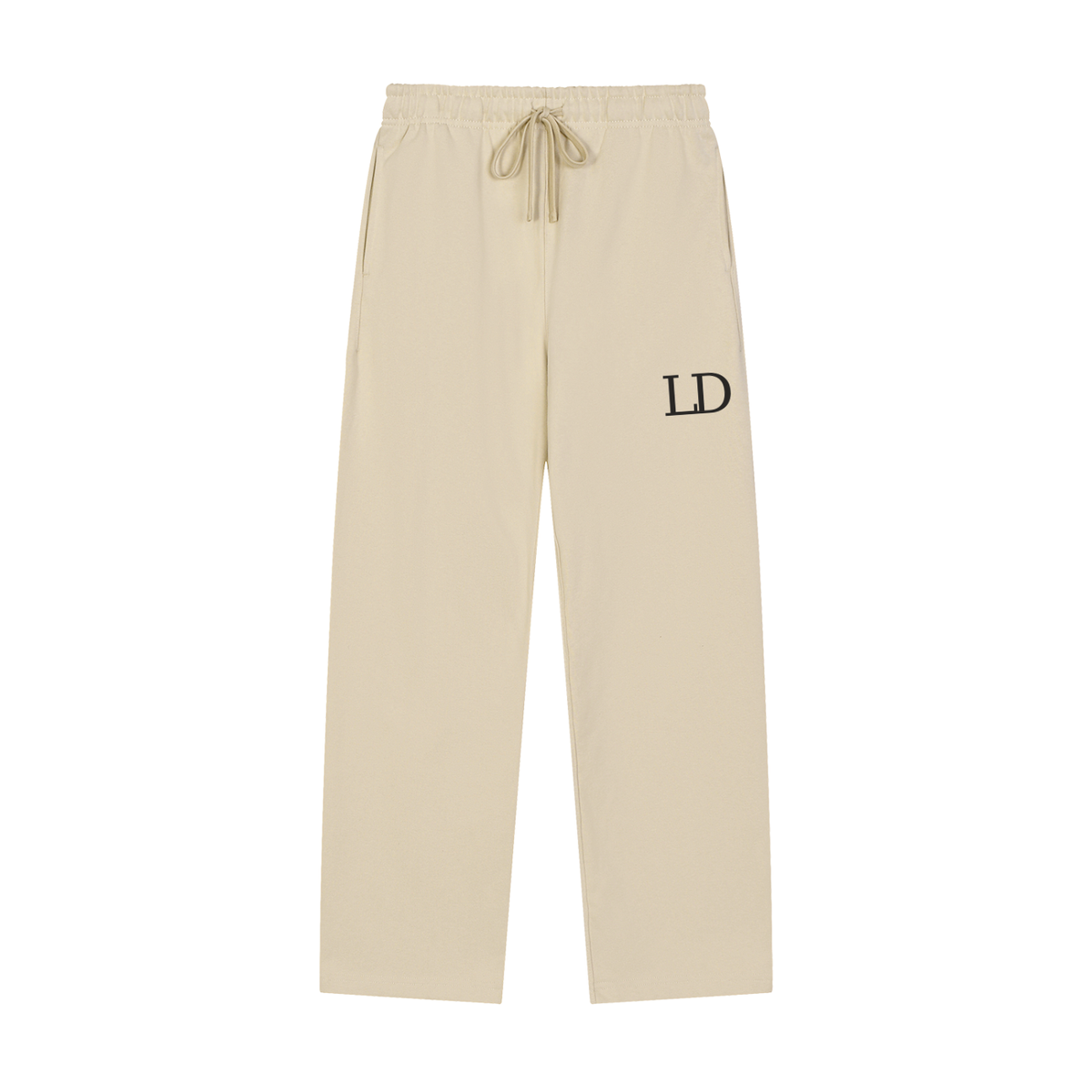 LD Minimal Straight-Leg Sweatpants