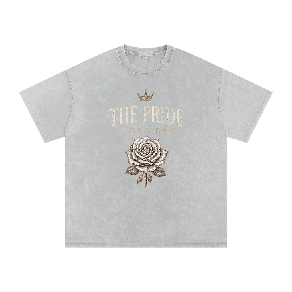 The Pride Rose Snow-Wash Oversized Tee