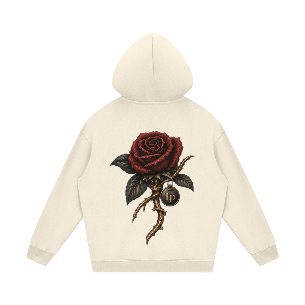 Crowned Rose Medallion Fleece Hoodie