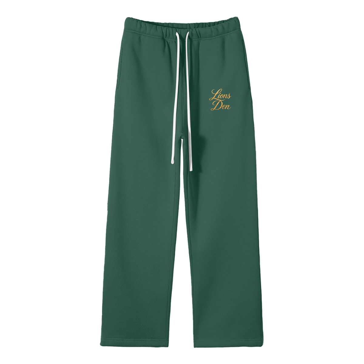 Lions Den Script Straight-Leg Fleece Pants
