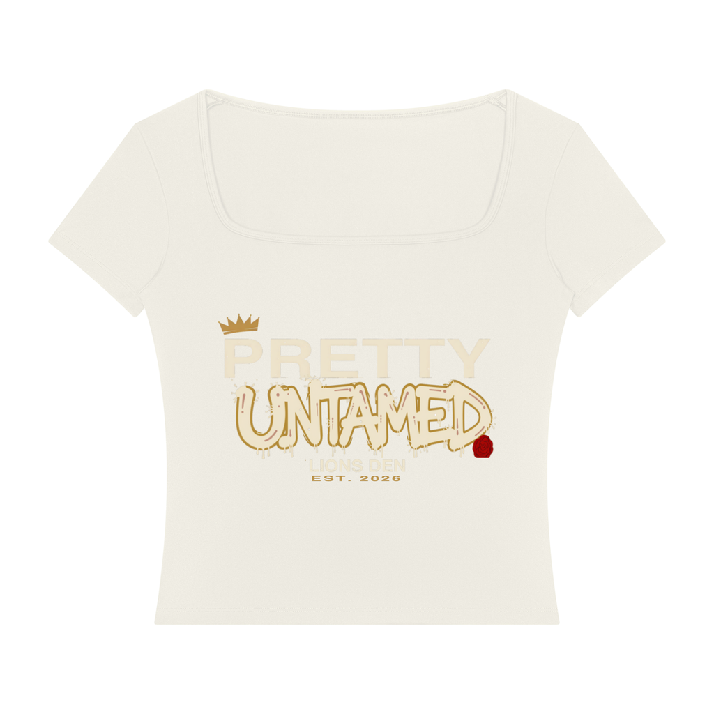 Pretty Untamed Square-Neck Training Tee