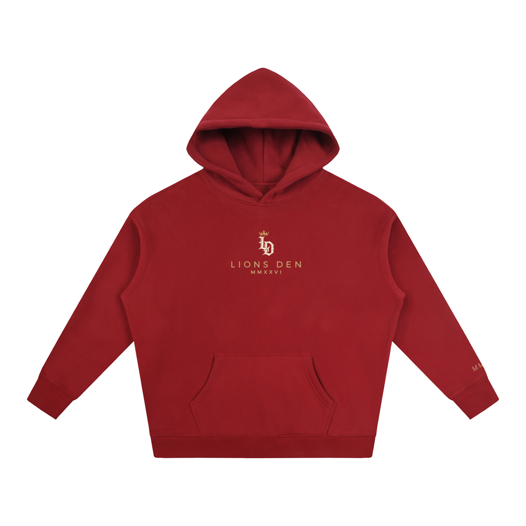 Crowned Gothic LD Oversized Fleece Hoodie
