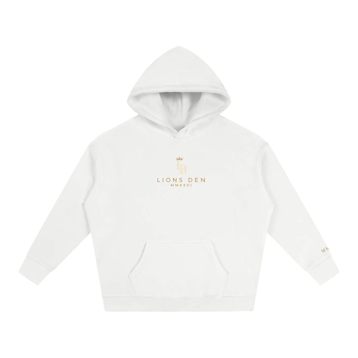 Crowned Gothic LD Oversized Fleece Hoodie