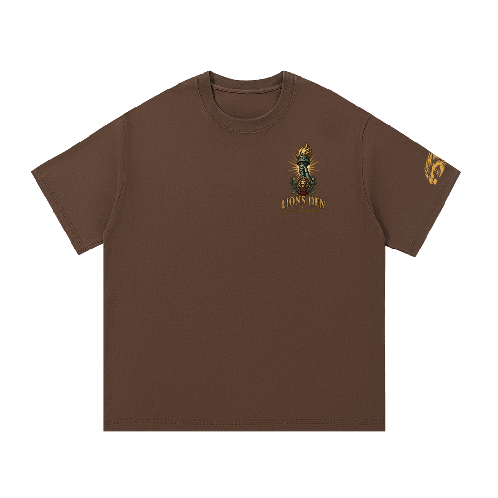 Crowned Lion Crest Essential Cotton Tee