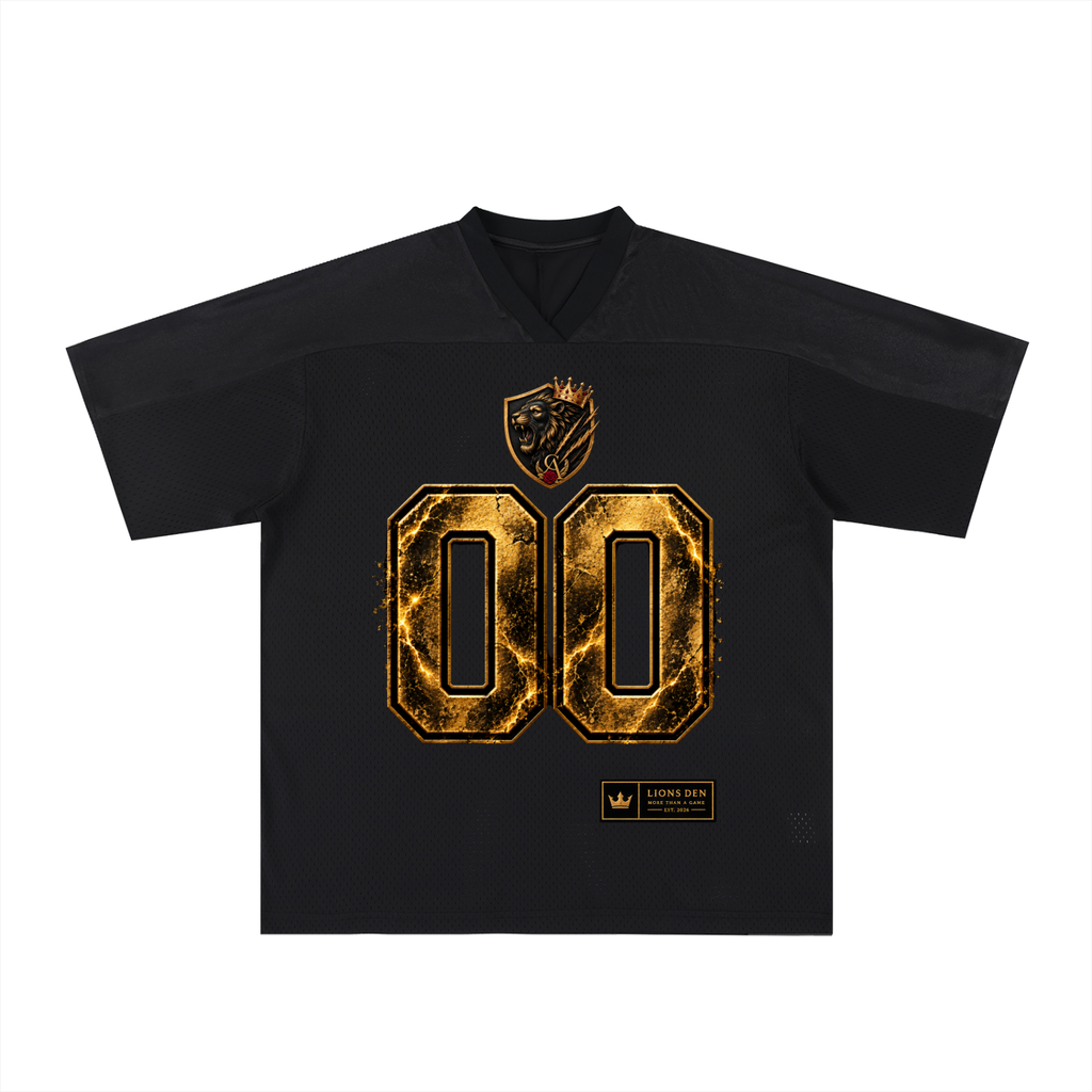 Royal 00 Shield Oversized Mesh Soccer Jersey