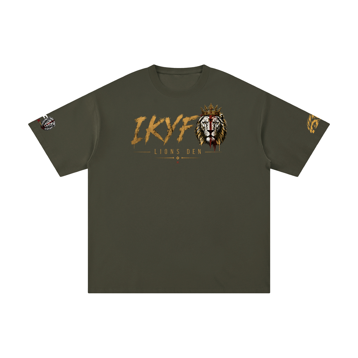 IKYF Lion White Pure Cotton Tee