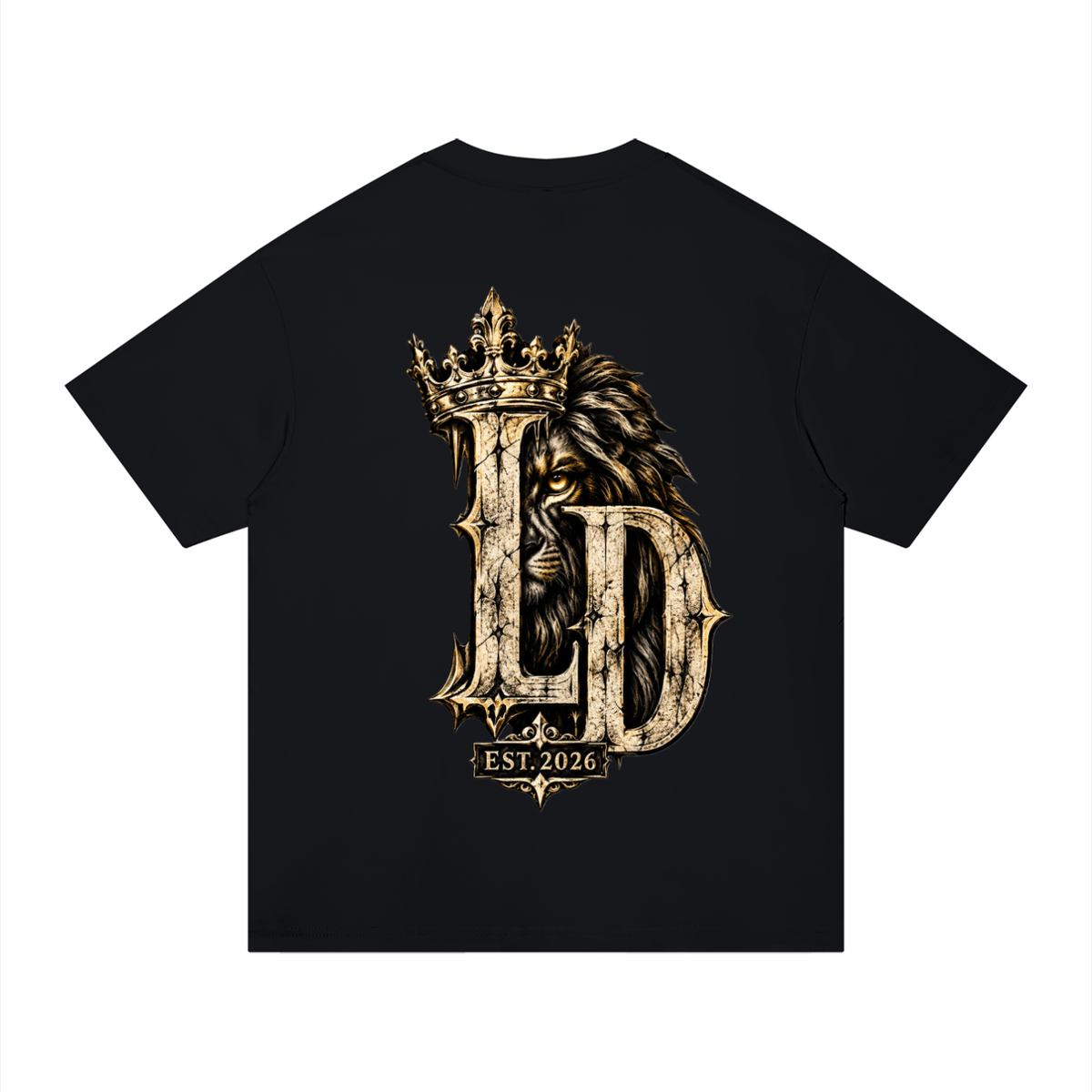 Crowned LD Monogram Classic-Fit Cotton Tee