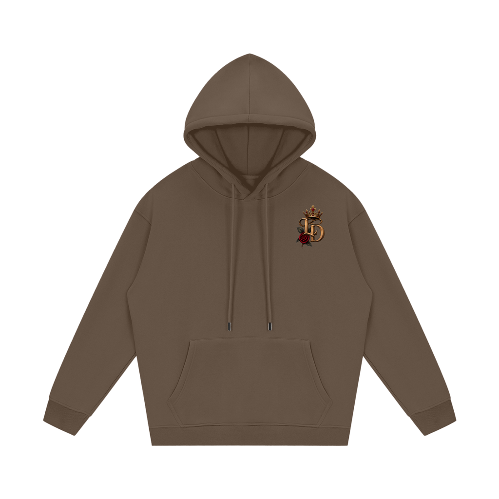 Crowned Rose Medallion Fleece Hoodie