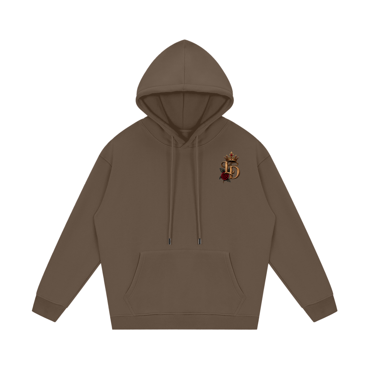 Crowned Rose Medallion Fleece Hoodie
