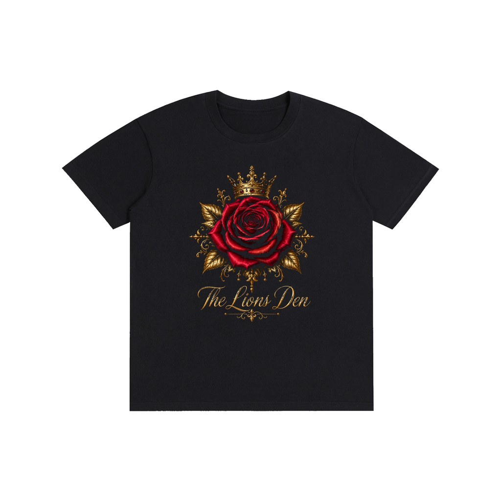 Crowned Rose Lions Den Pure Cotton Tee