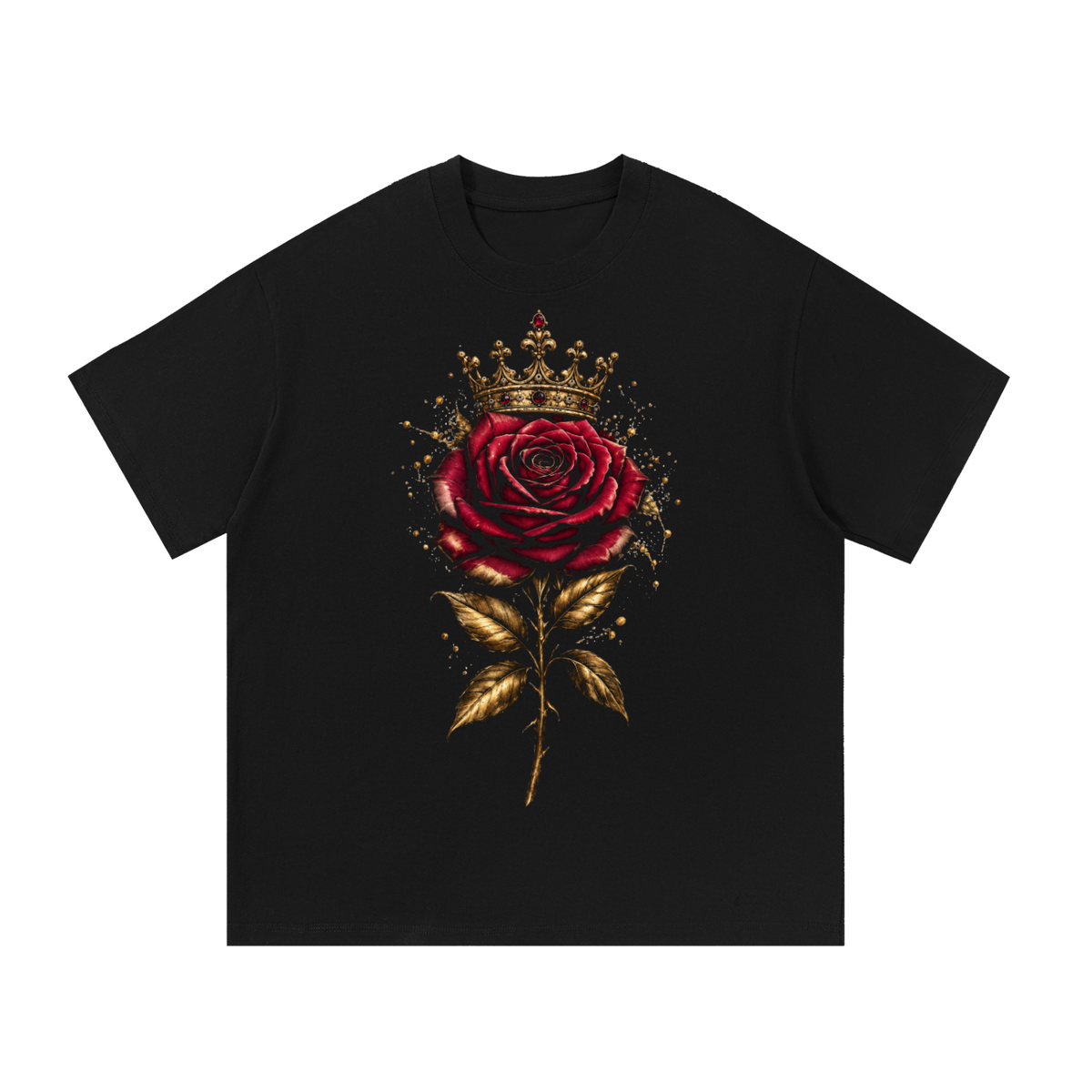 Crowned Rose Essential Cotton Tee