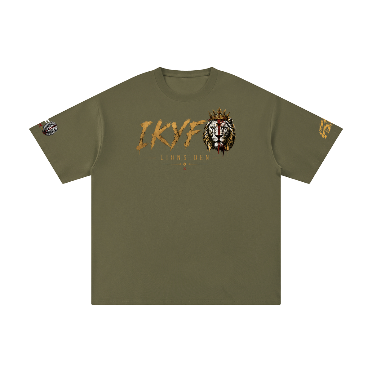 IKYF Lion White Pure Cotton Tee