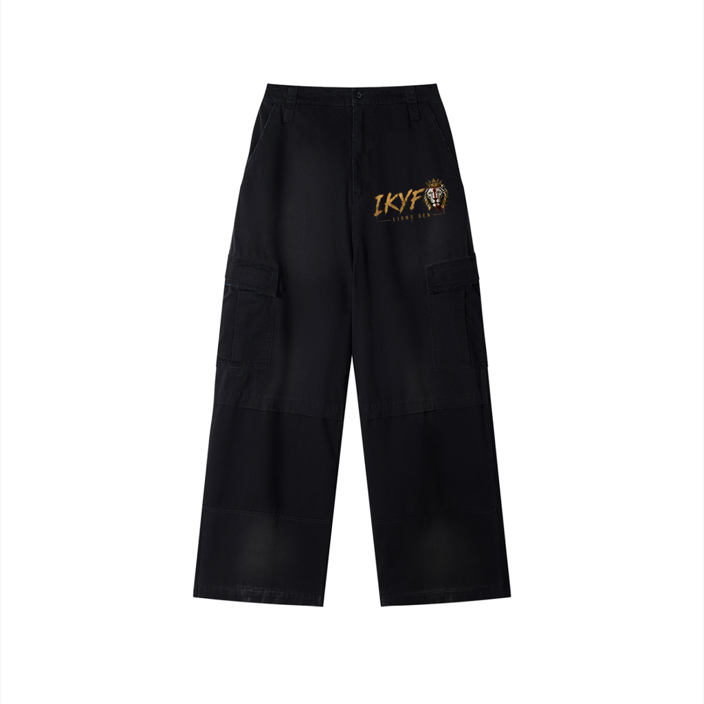IKYF Crowned Lion Sunfade Cargo Pants
