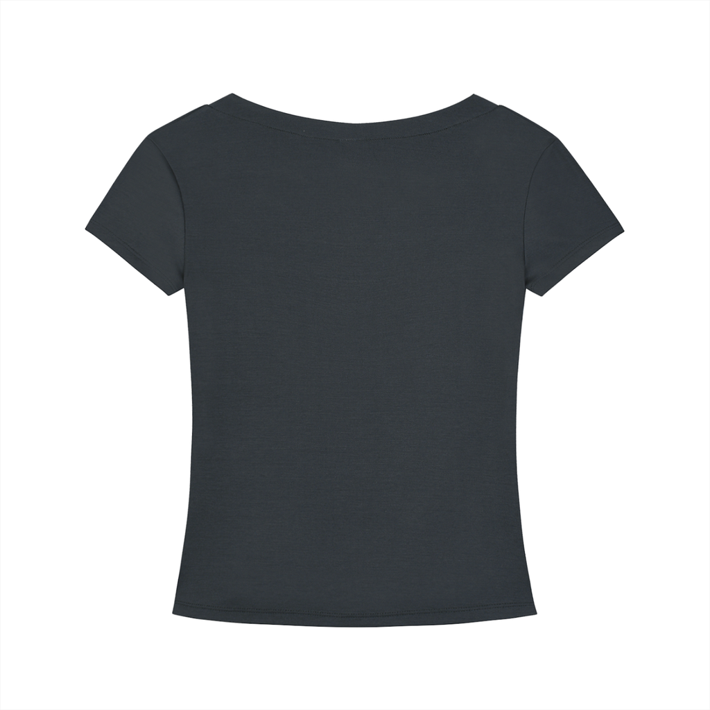 The Den Crown Tencel Slim-Fit V-Neck Tee