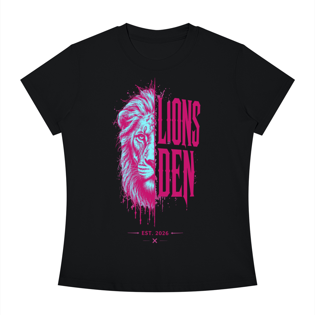 Neon Lion Women's Slim-Fit Tee