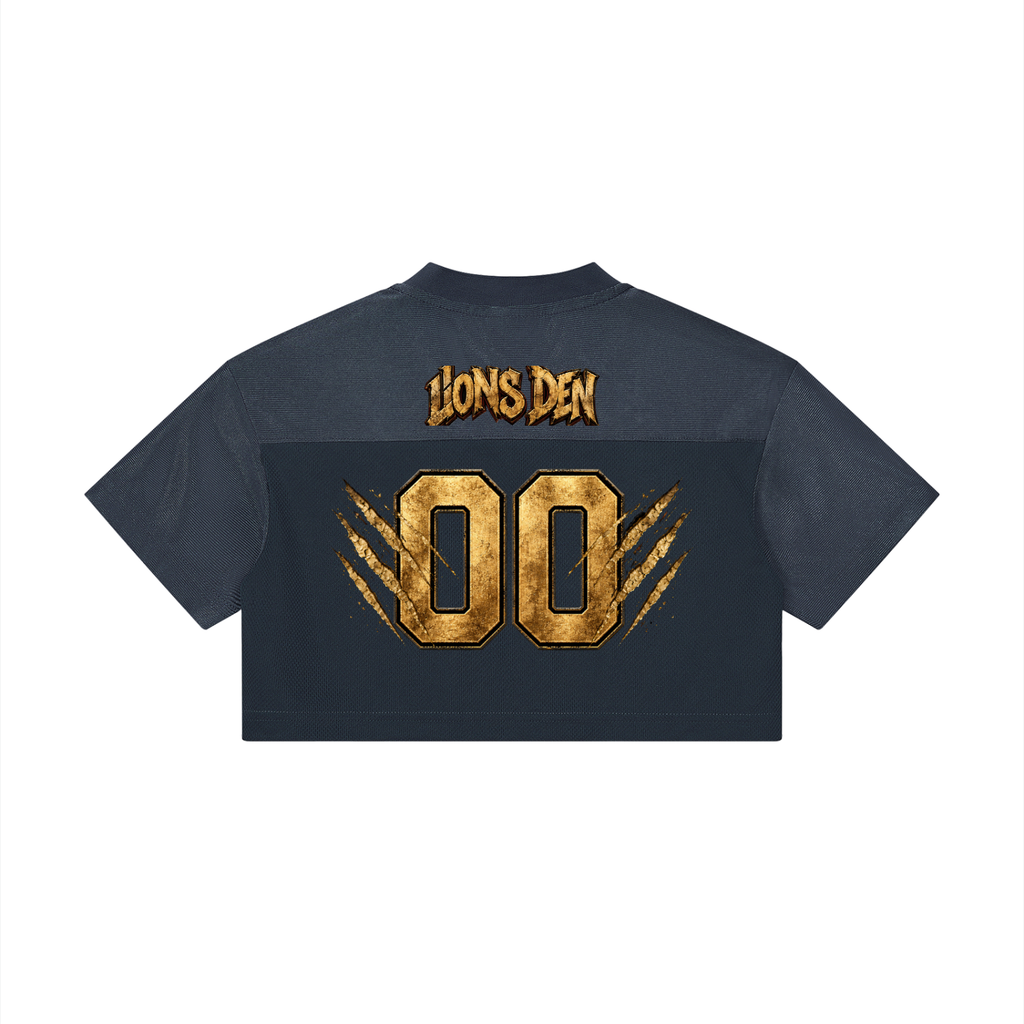 Lions Den The Pride women's cropped paneled V-neck jersey product view 6