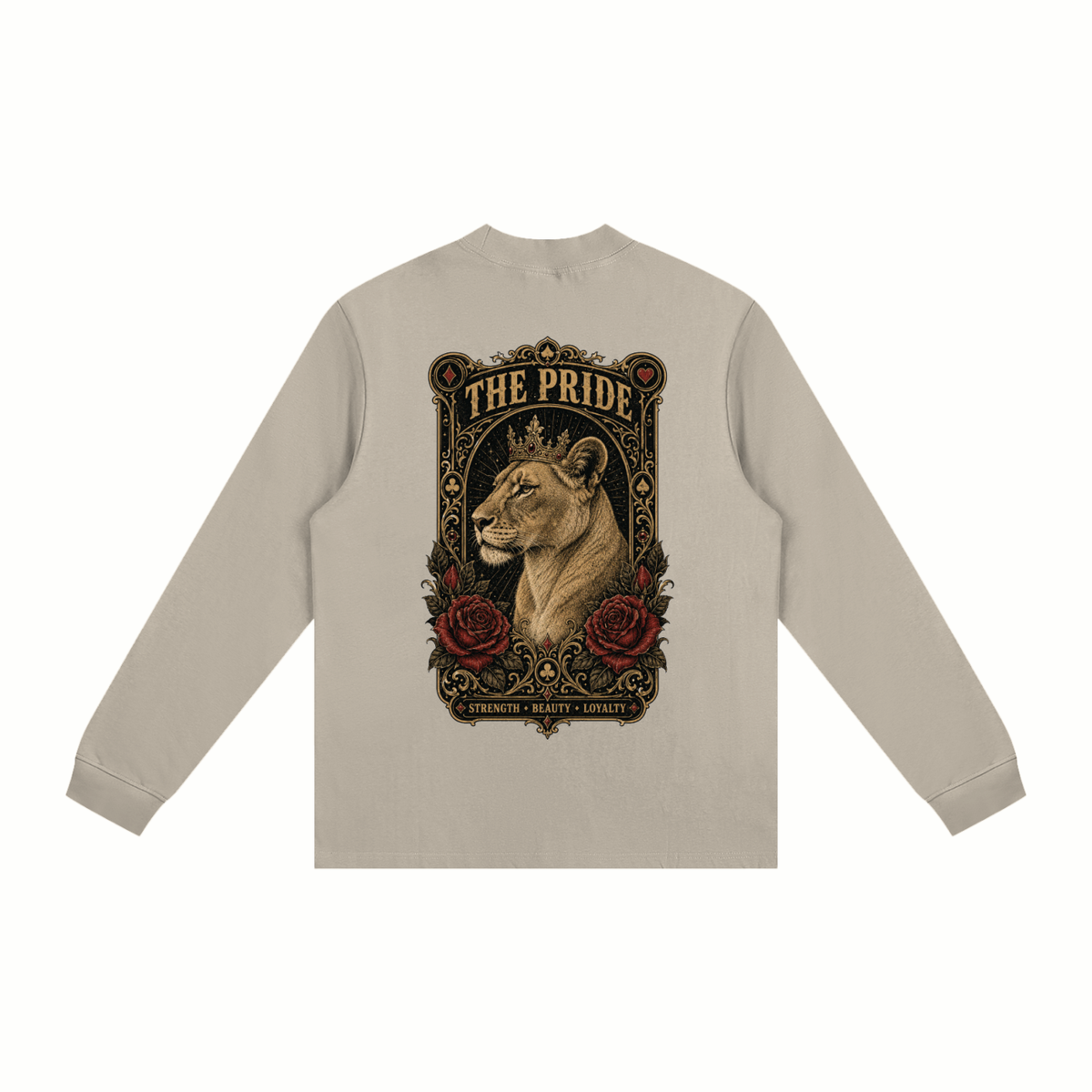 The Pride Lioness Non-Shrink Mock-Neck Sweatshirt