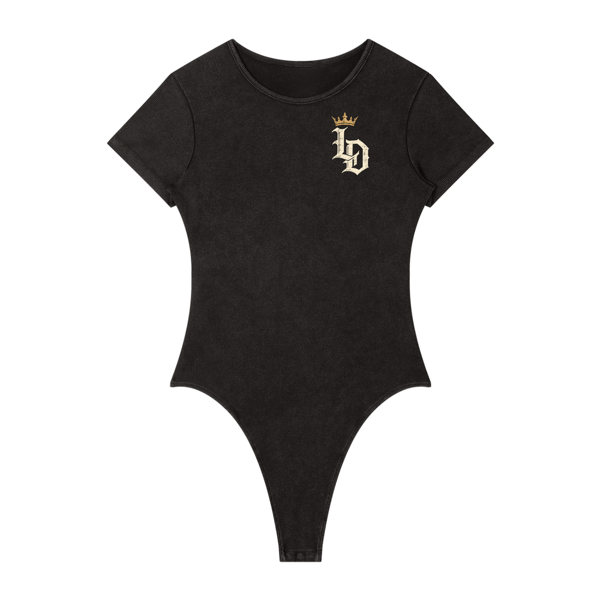 She Walks With Lions Mineral-Wash Bodysuit
