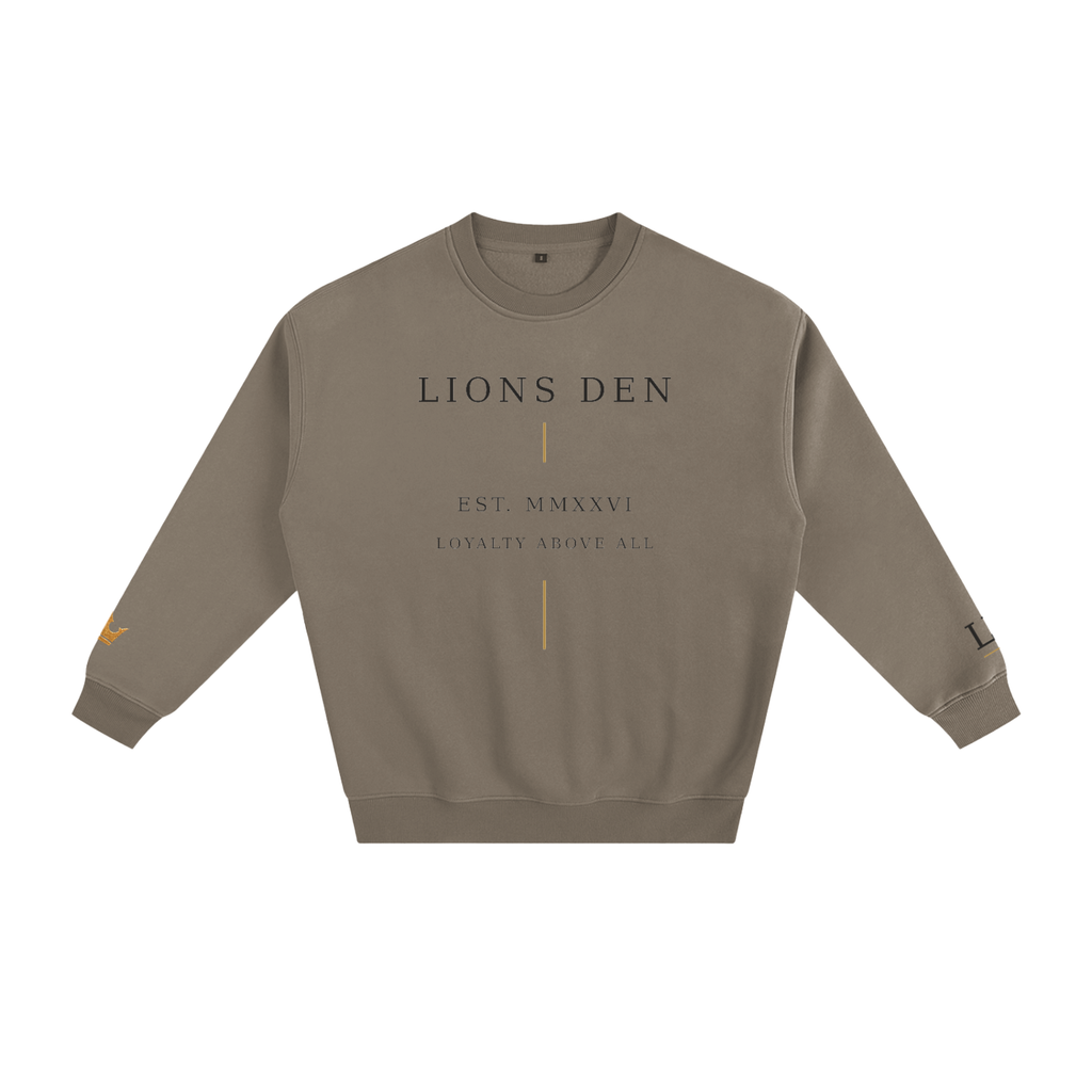 Loyalty Above All Vertical-Mark Fleece Crewneck