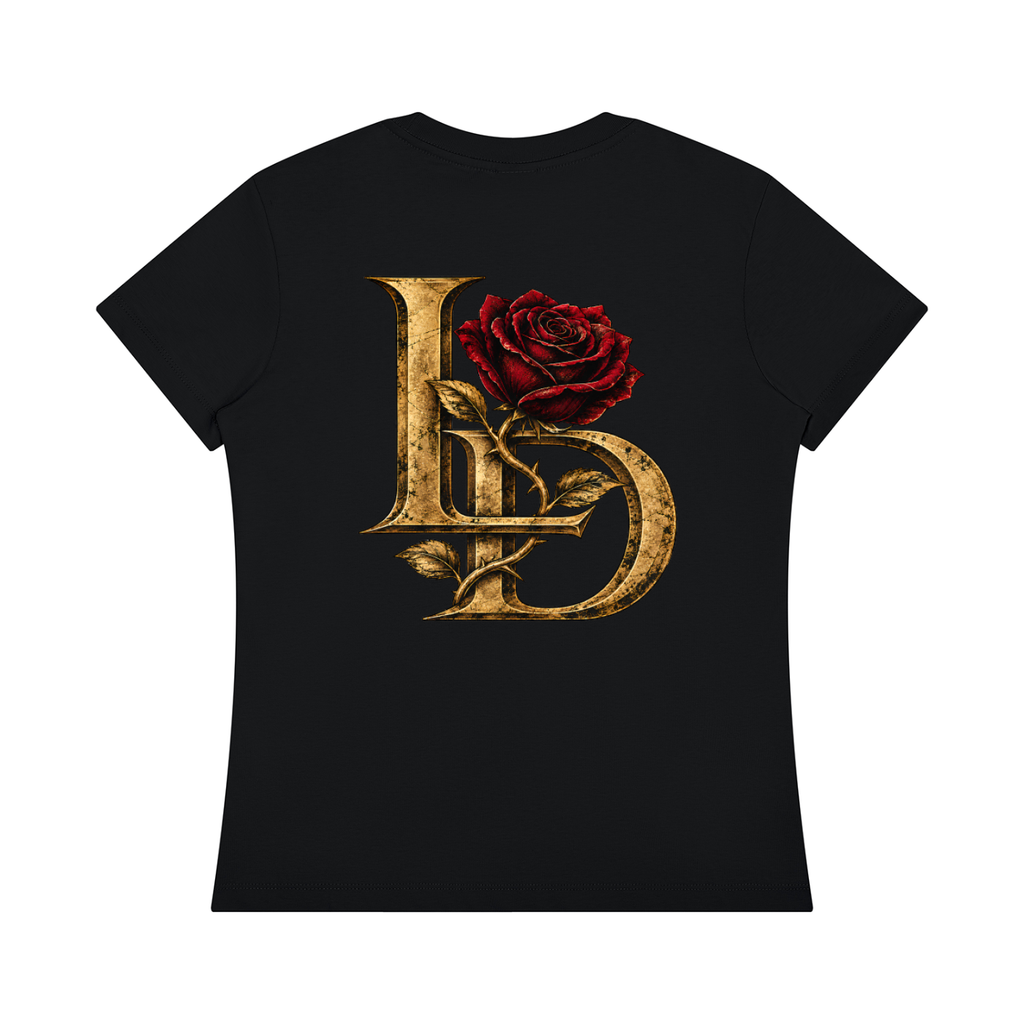 LD Rose Women’s Regular-Fit Crewneck Tee