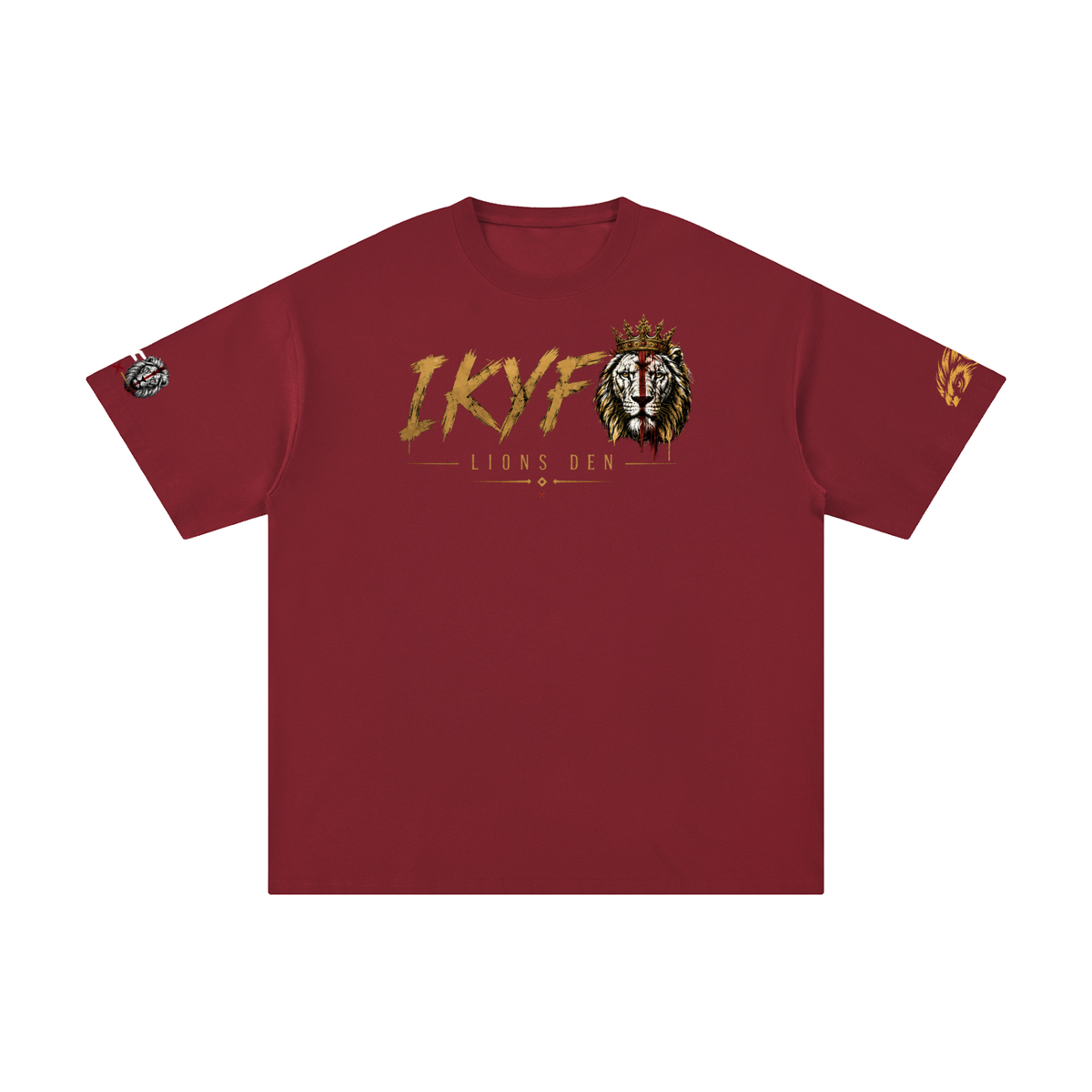 IKYF Lion White Pure Cotton Tee