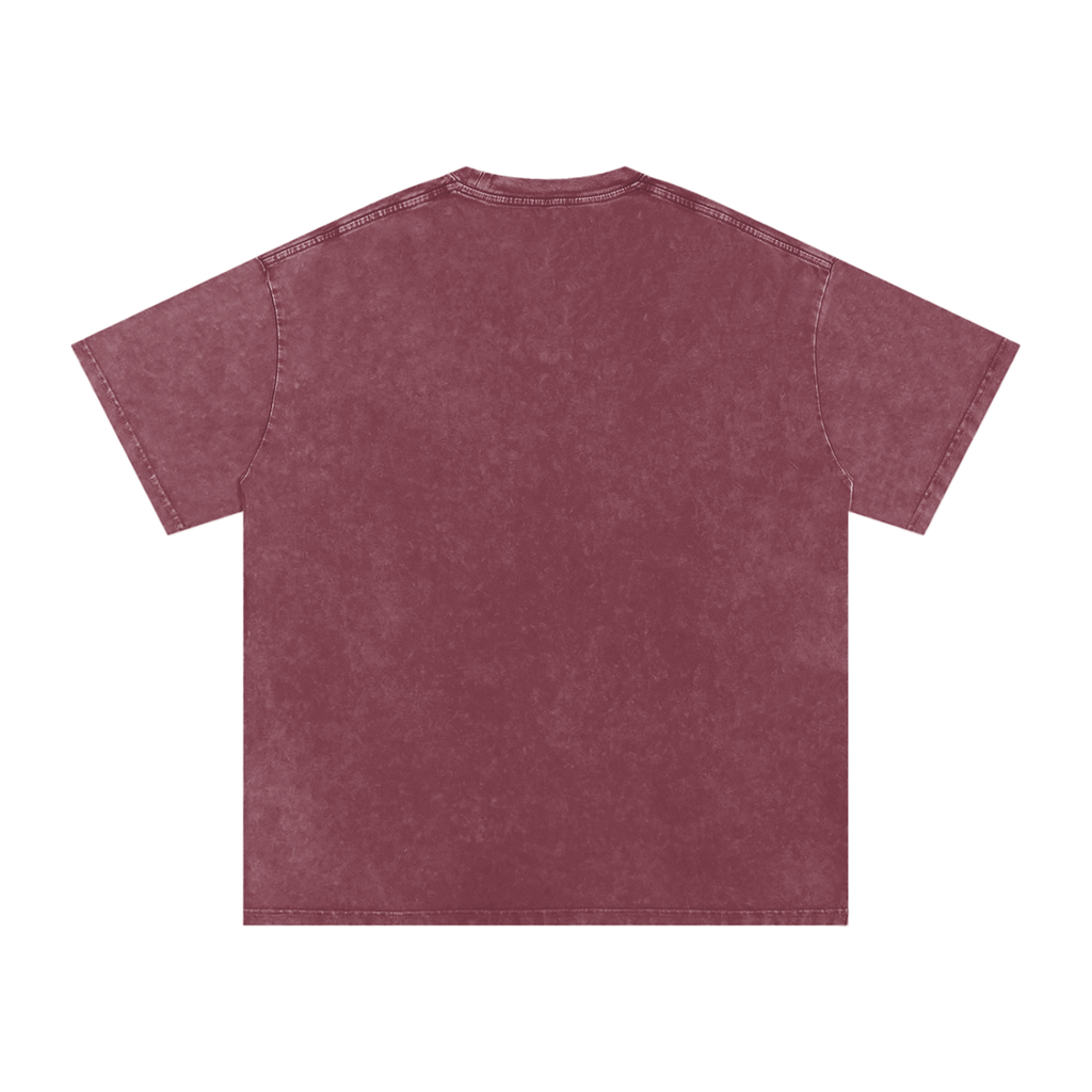 Lioness Crown and Roses Snow-Wash Oversized Tee