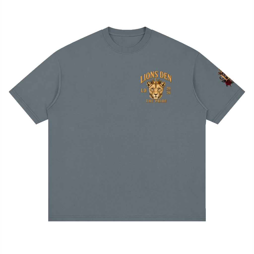 Built for the Pride Lion Streetwear Drop-Shoulder Tee