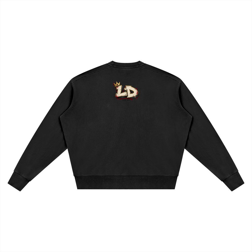 Unisex Vintage Wash Crewneck Sweatshirt