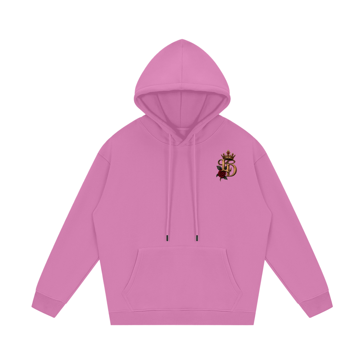 Crowned Rose Medallion Fleece Hoodie