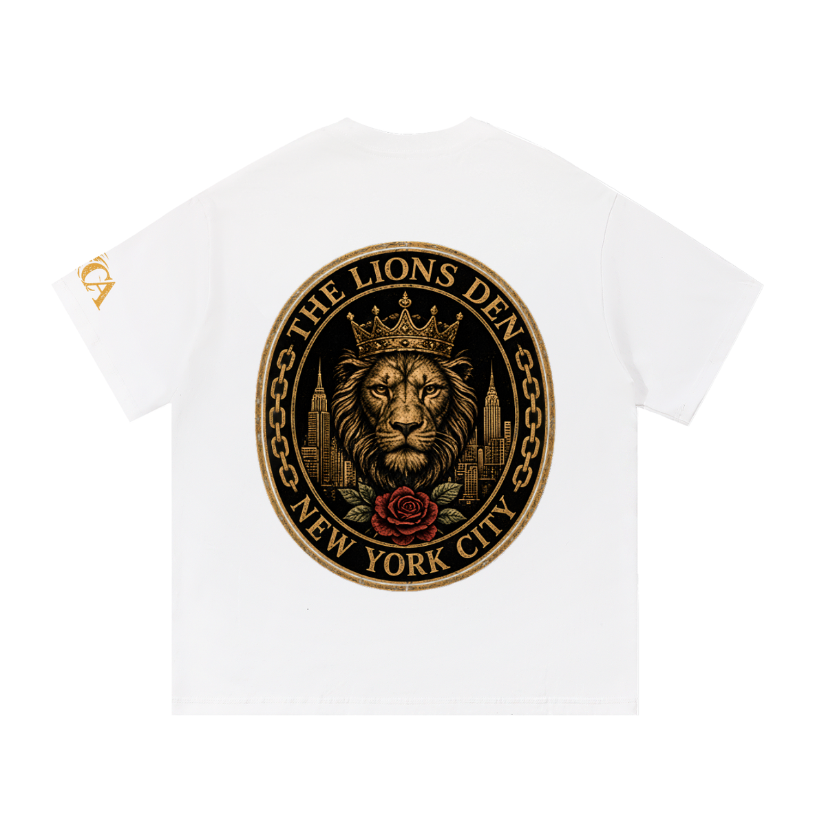 Lions Den New York City Emblem Oversized Tee