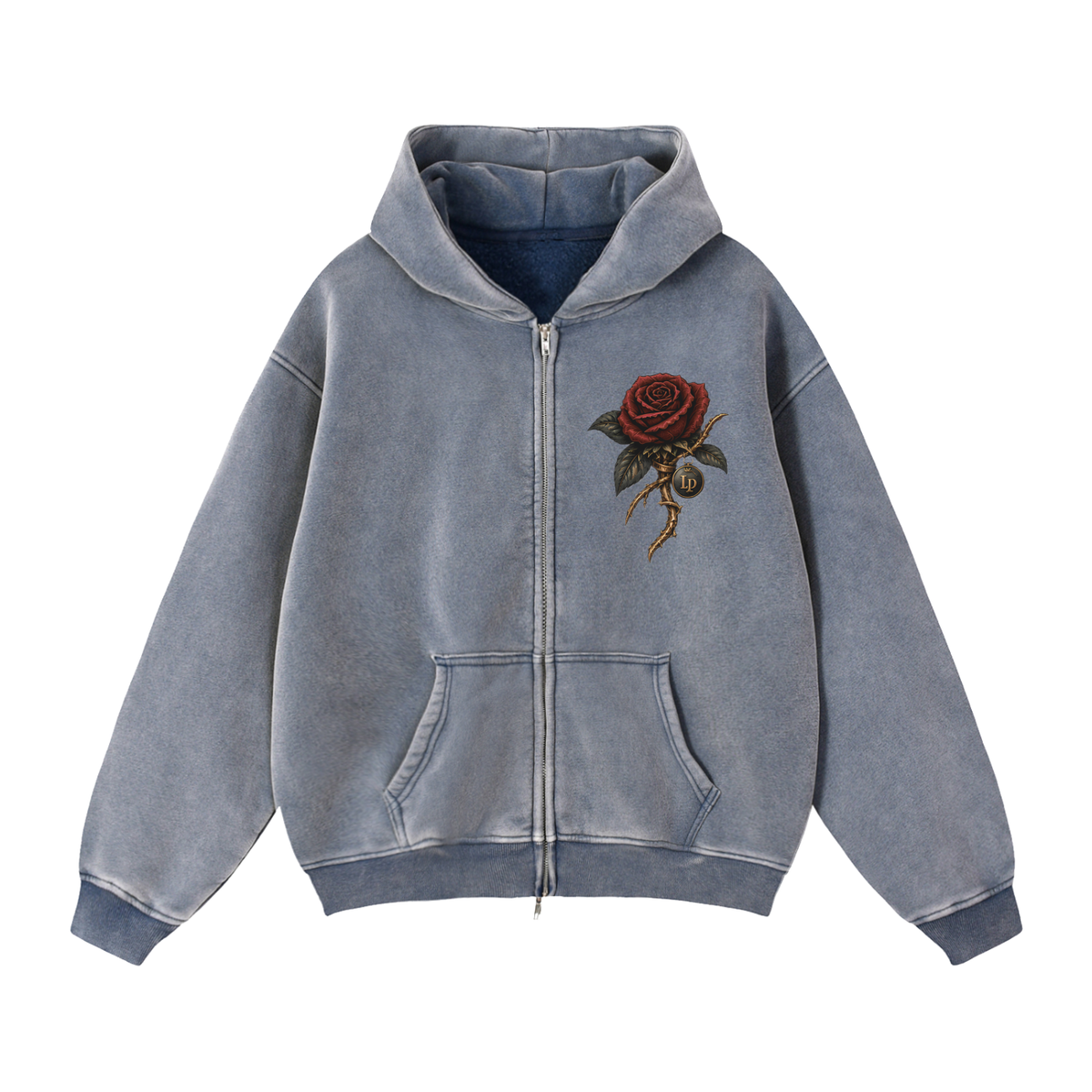 One Den One Pride Snow-Wash Zip Hoodie