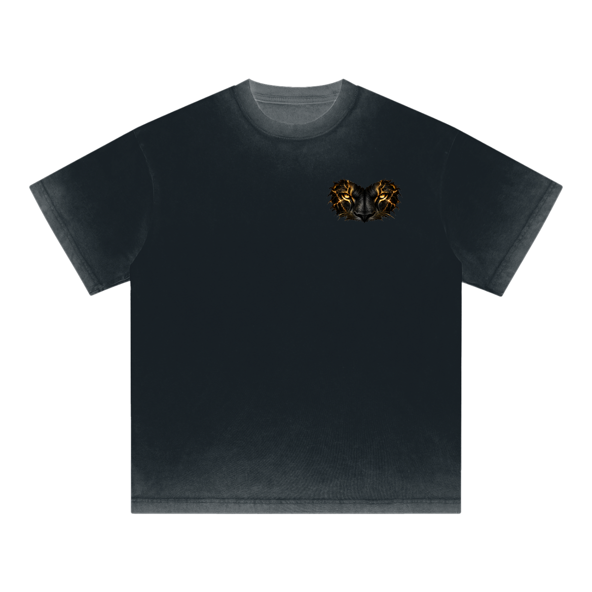 Twin Lion Crest Reverse-Dye Tee