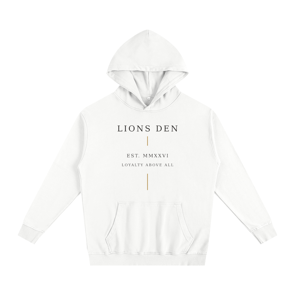 Loyalty Line Oversized Essential Hoodie