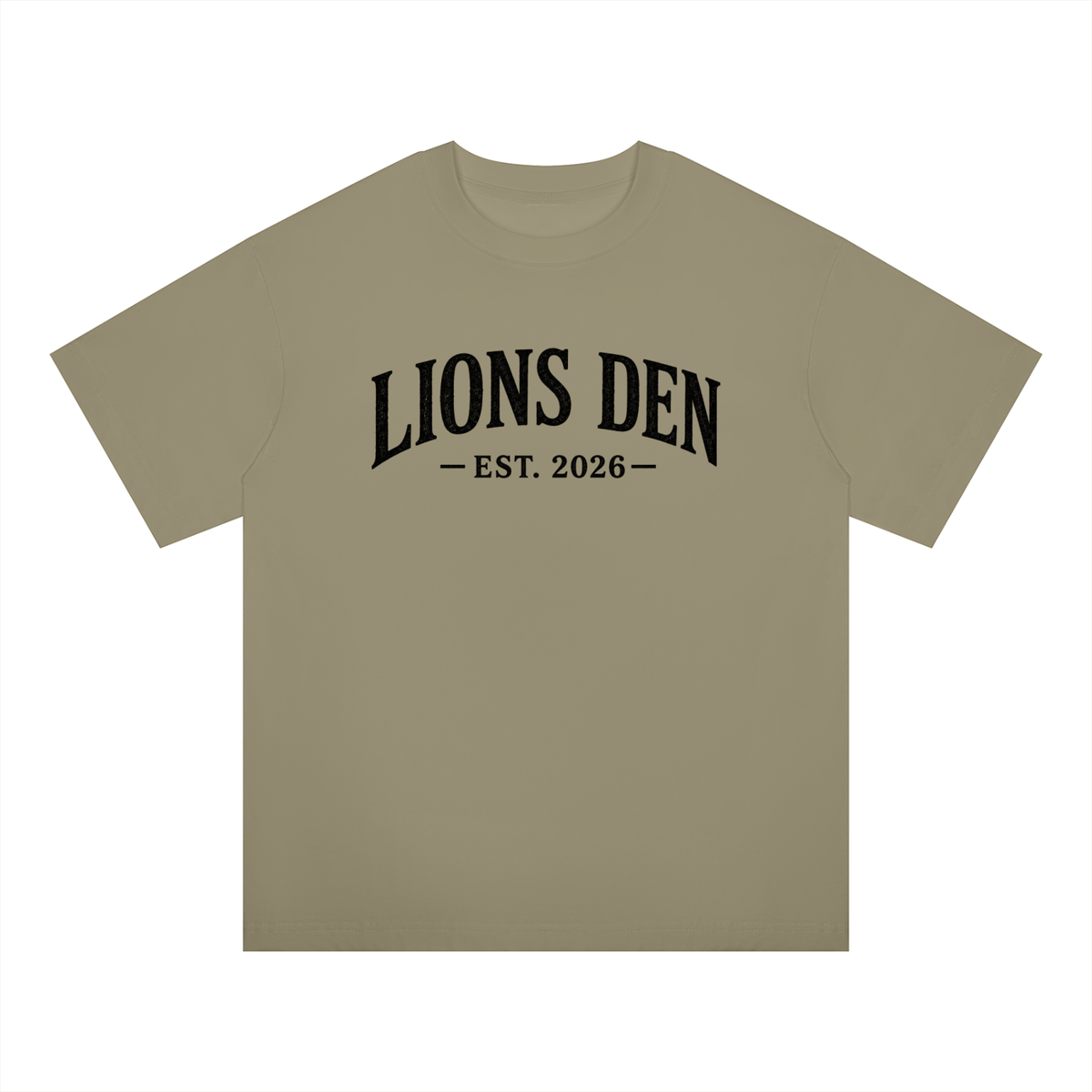 Lions Den Athletic Oversized Drop-Shoulder Tee
