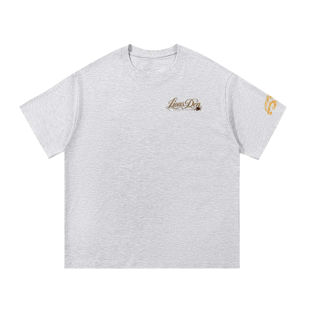 Caged Lion and Rose Essential Cotton Tee