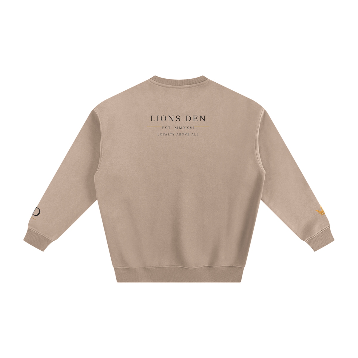 Loyalty Above All Vertical-Mark Fleece Crewneck