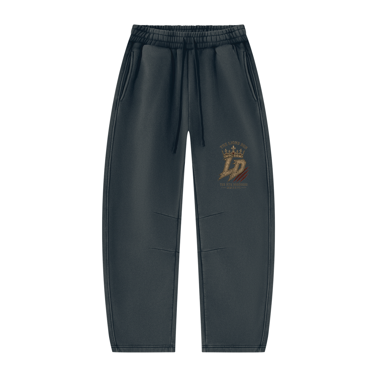Five Boroughs Crowned LD Barrel-Leg Sweatpants
