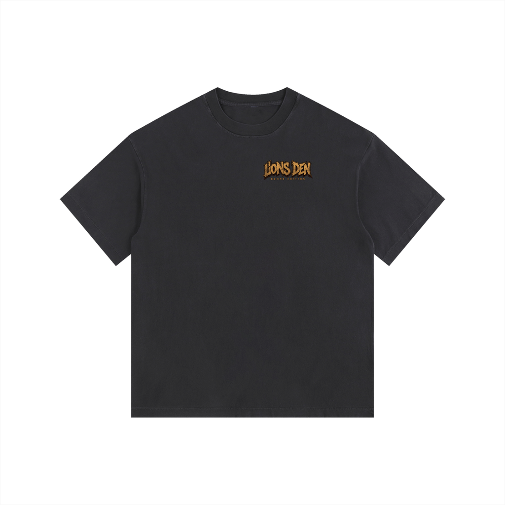 Lions Den Classic Vintage-Wash Oversized Tee