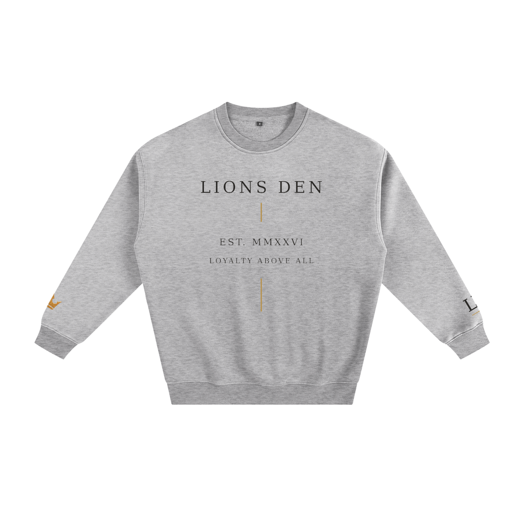 Loyalty Above All Vertical-Mark Fleece Crewneck