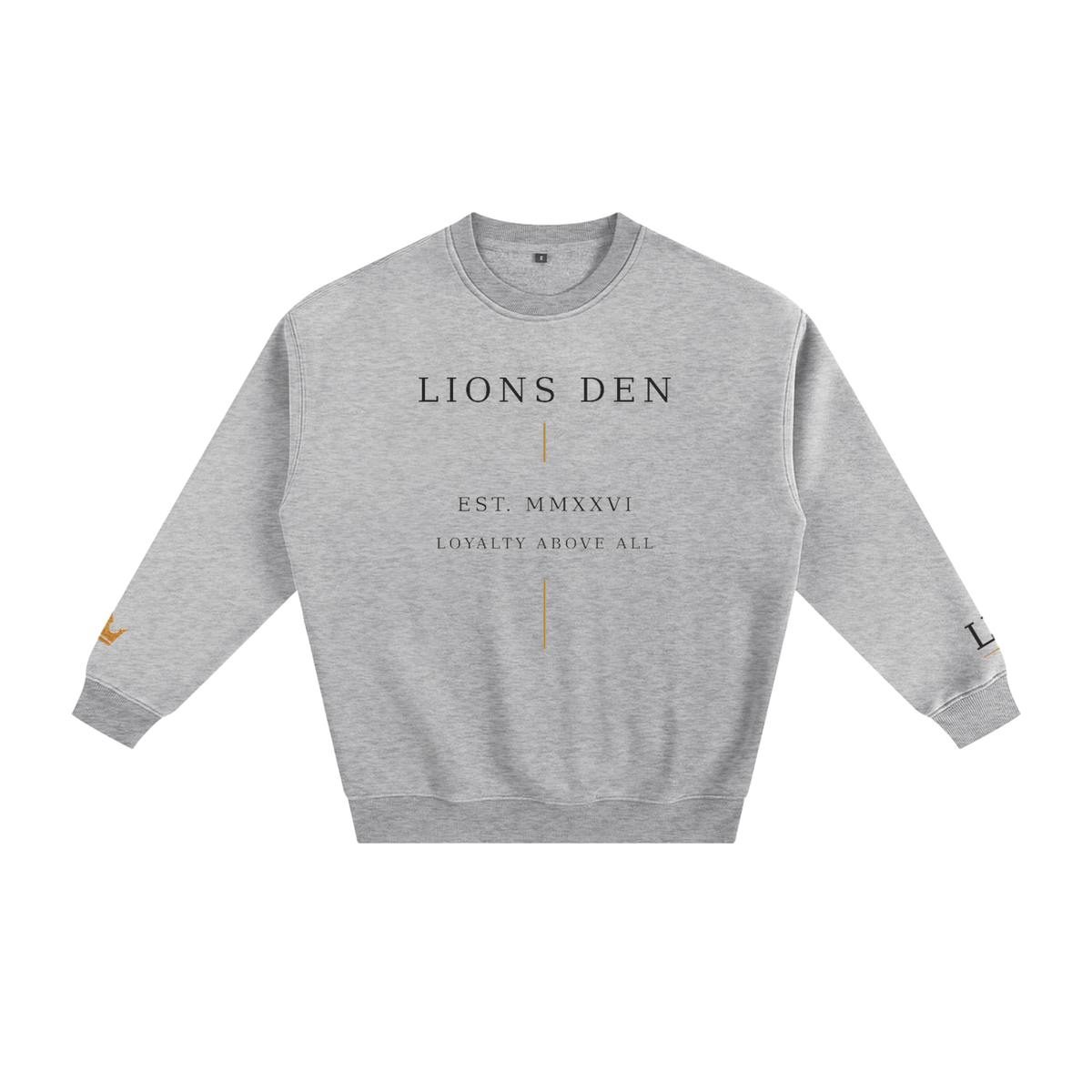 Loyalty Above All Vertical-Mark Fleece Crewneck