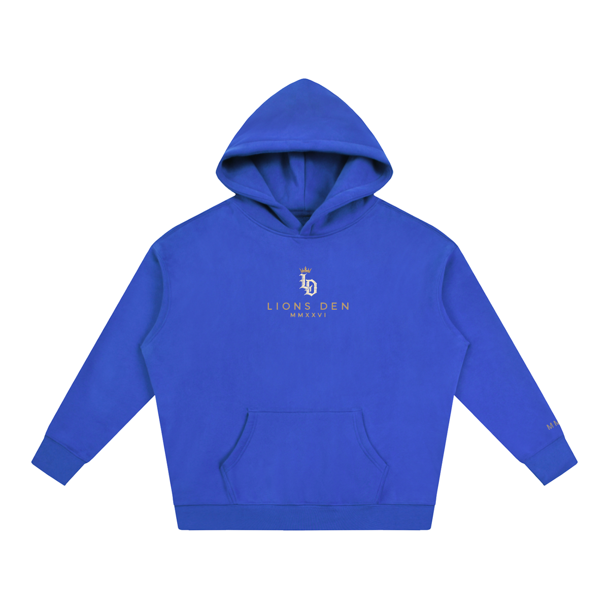 Crowned Gothic LD Oversized Fleece Hoodie