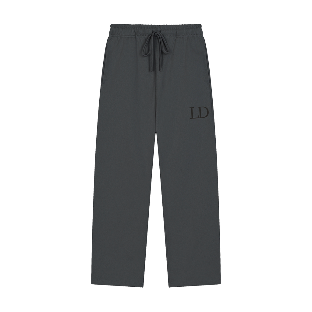 LD Minimal Straight-Leg Sweatpants