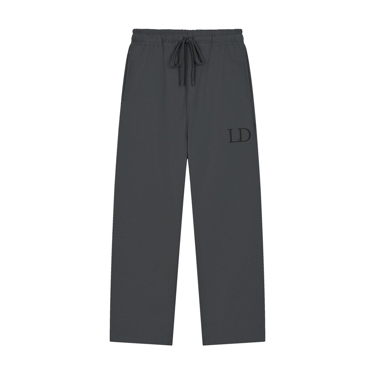 LD Minimal Straight-Leg Sweatpants