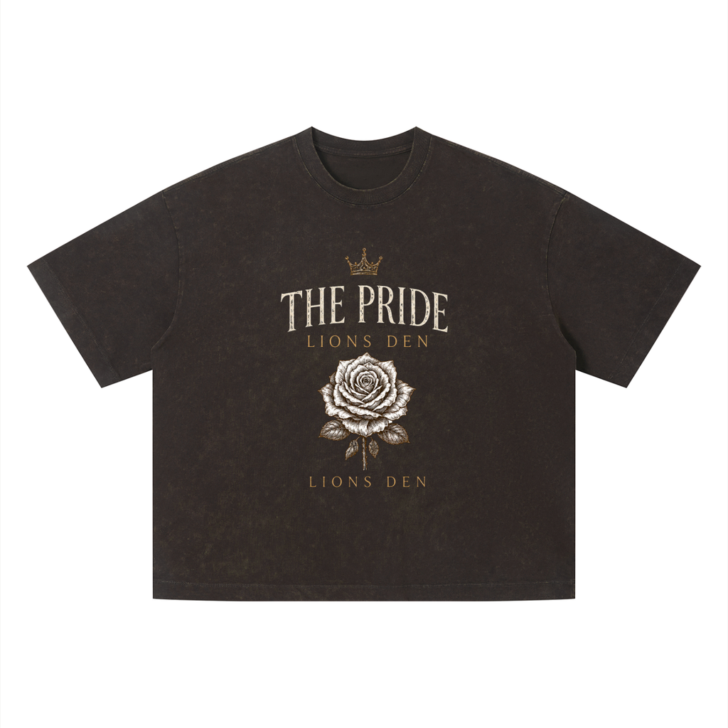 The Pride Rose Vintage-Wash Boxy Tee