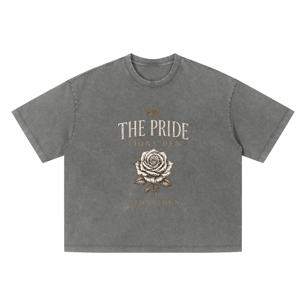 The Pride Rose Vintage-Wash Boxy Tee