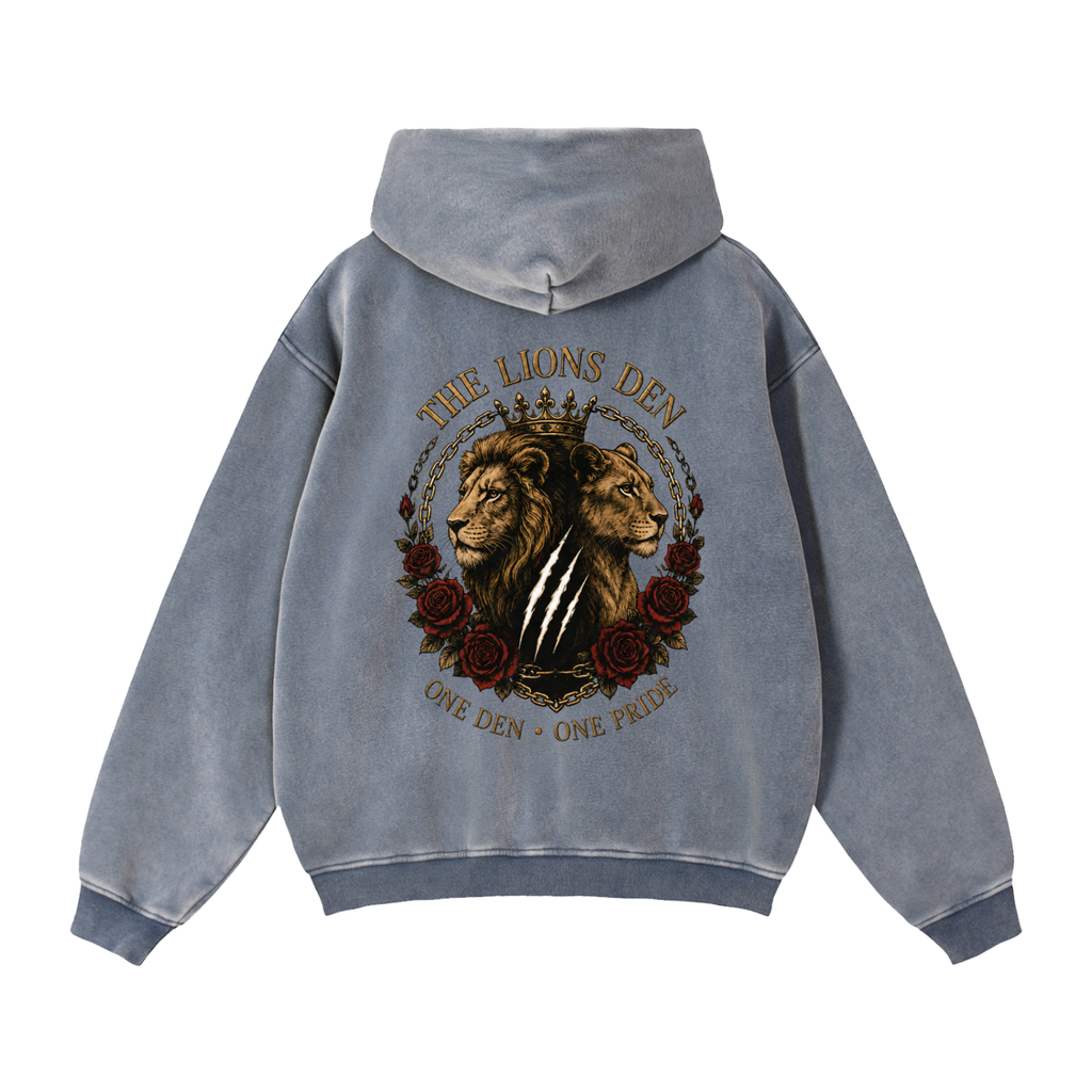 One Den One Pride Snow-Wash Zip Hoodie