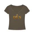 The Den Crown Tencel Slim-Fit V-Neck Tee