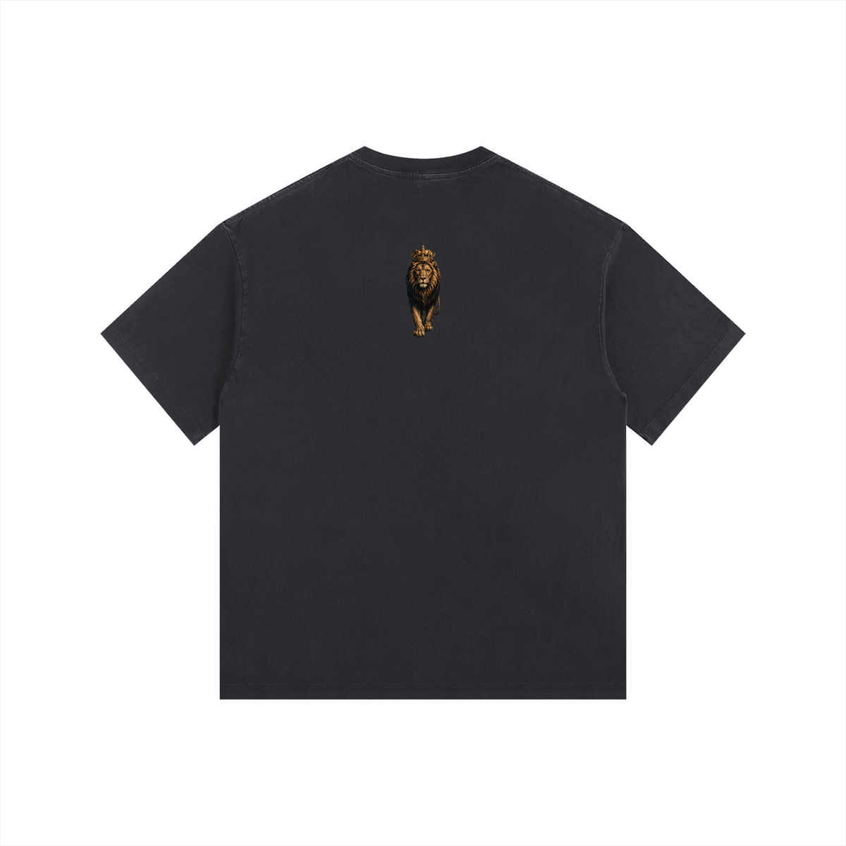 Lions Den Scratch Lion Vintage-Wash Oversized Tee