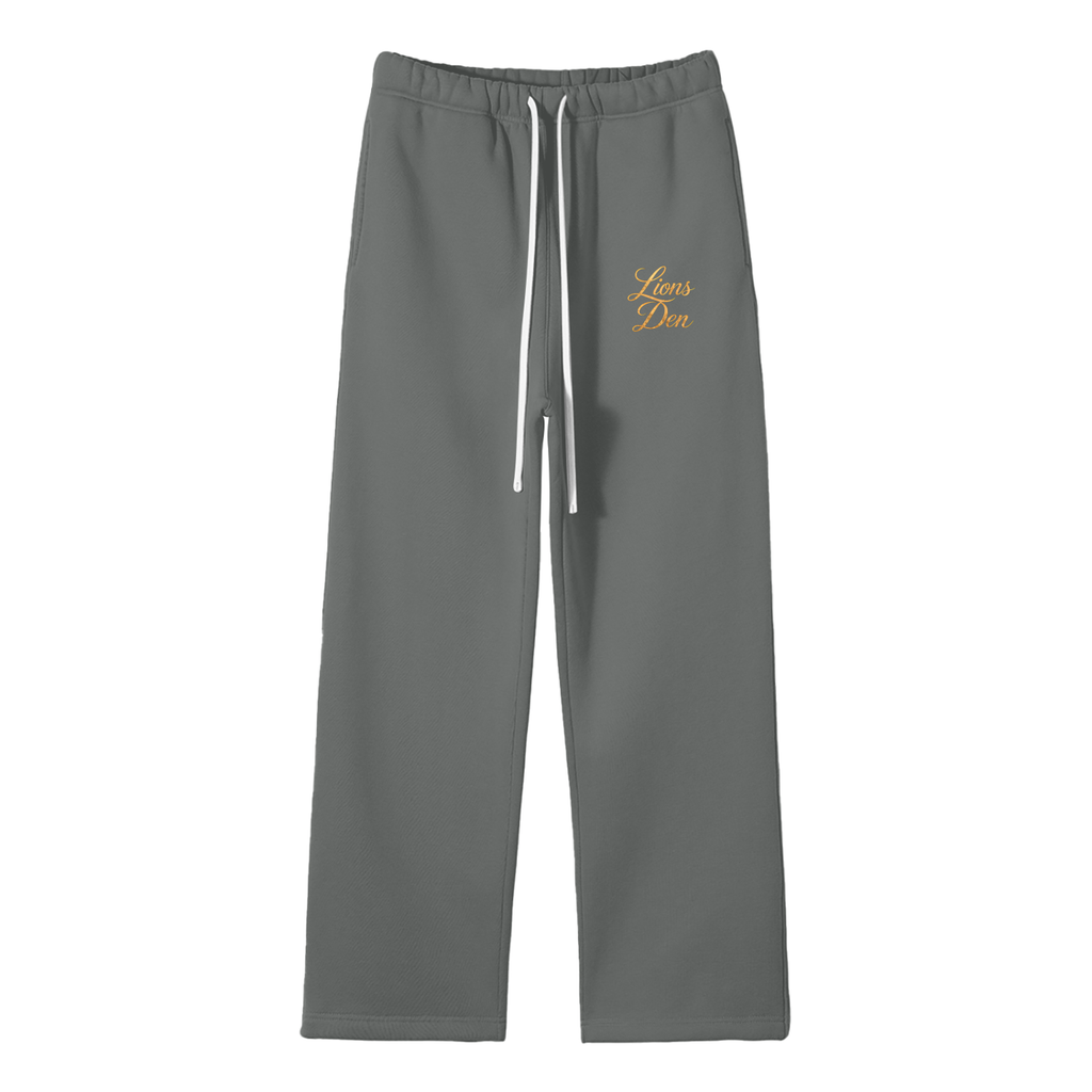 Lions Den Script Straight-Leg Fleece Pants