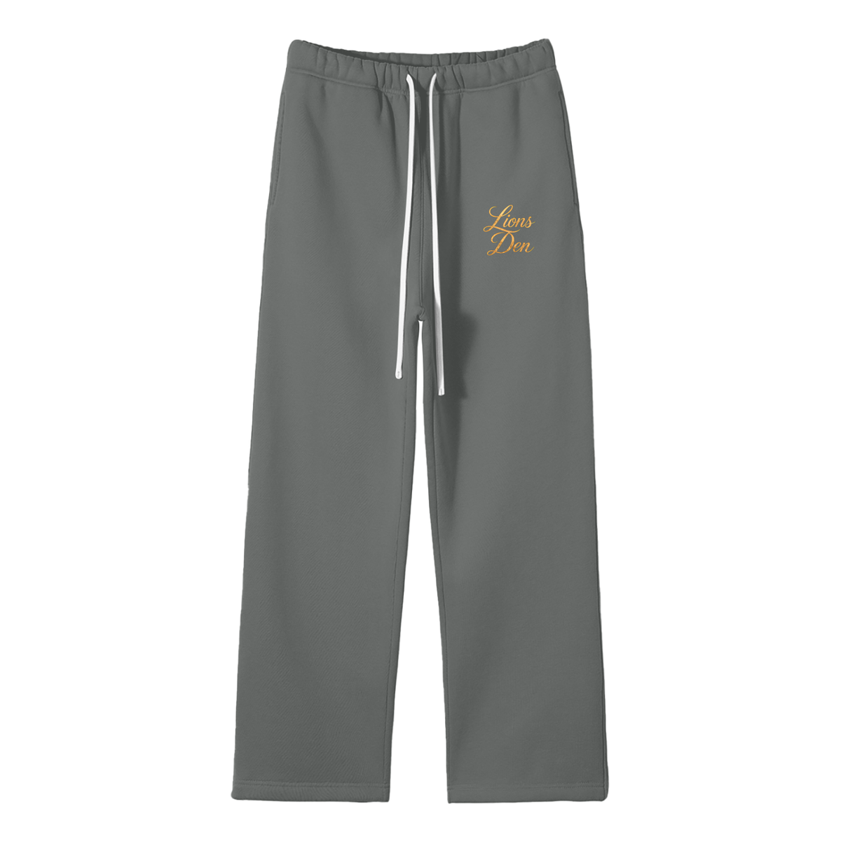 Lions Den Script Straight-Leg Fleece Pants